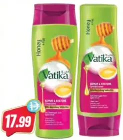 Dabur Vatika Shampoo + Conditioner Assorted