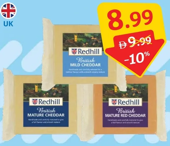 Redhill Mild Cheddar / Cheddar Assorted