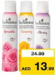 Enchanteur Deodrant Assorted