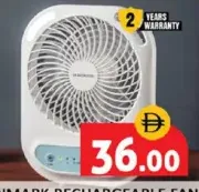 Olsenmark Rechargeable Fan