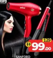 Sanford Hair Straightener + Hair Dryer