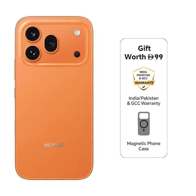 Honor 600 Pro, 12GB RAM 512GB Storage, 6.57”, Qualcomm Snapdragon 8 lite, 200MP + 50MP + 12MP, 7000 mAh, Orange, 5109CHHF