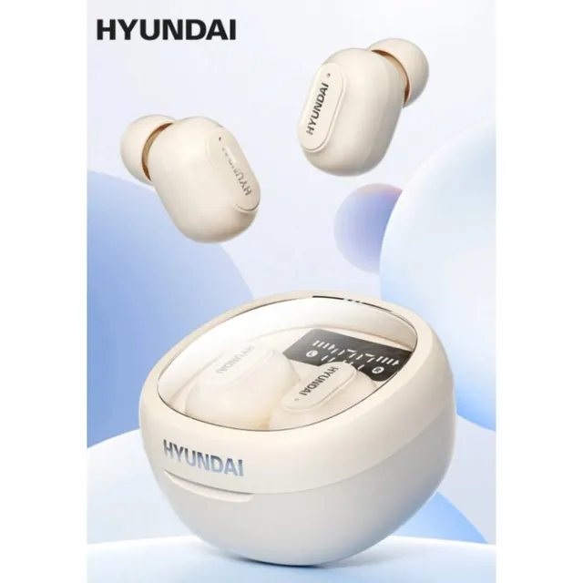 Hyundai True Wireless Earbud, White, HY-T11