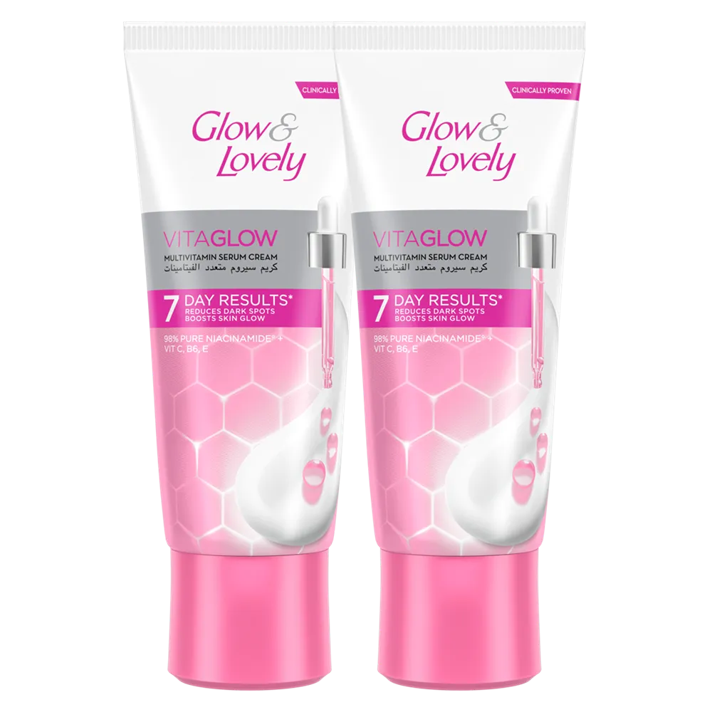 Fair & Lovely Glow&Lovely كريم Mv Fb 80g x 2pcs