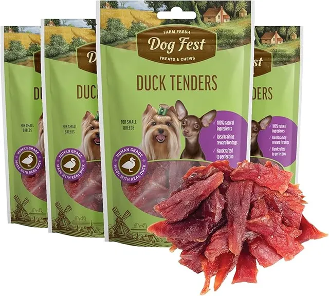generic Dog Fest Duck tenders for mini-dogs - -1.94oz