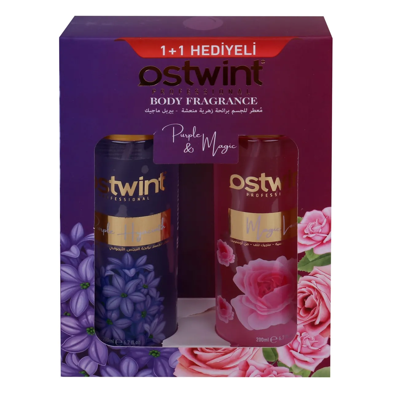 Ostwint عطور الجسم Professional بالياقوتية البنفسجية وMagic Love