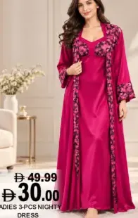 Ladies 3-Pcs Night Dress