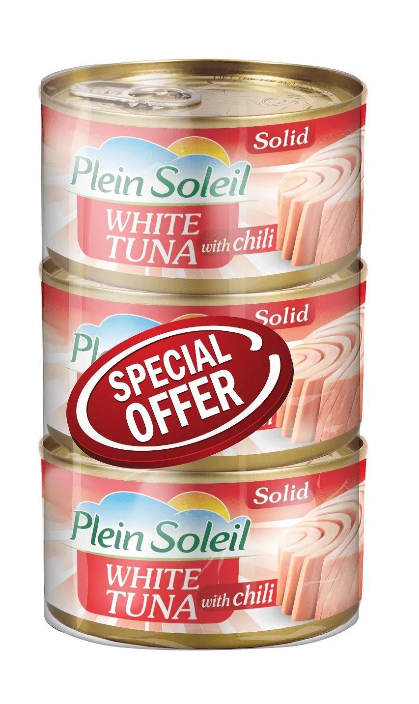 Plein Soleil تونة بيضاء بالفلفل الحار -