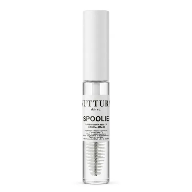 Kuttura Skin Co. KUTTURA Castor Oil Spoolie for LashesBrows, 0.33 fl oz (