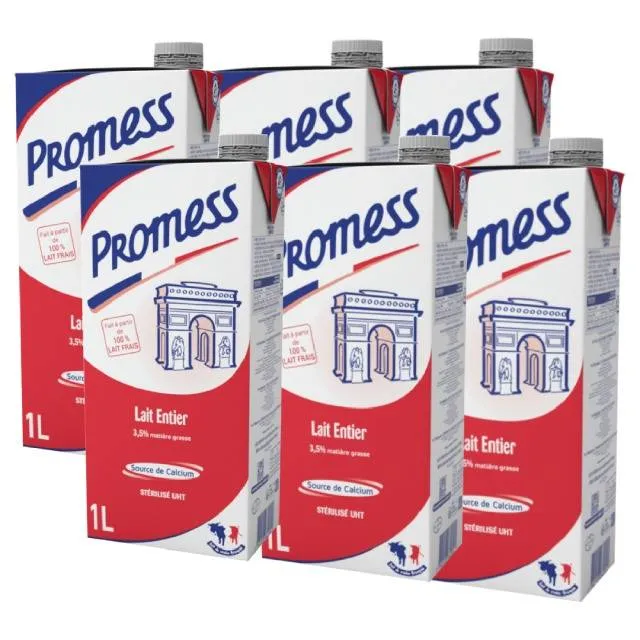 Promess Full Fat Milk Tetra Pack