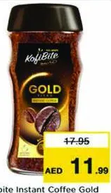 Kofibite Instant Coffee Gold Glass Jar
