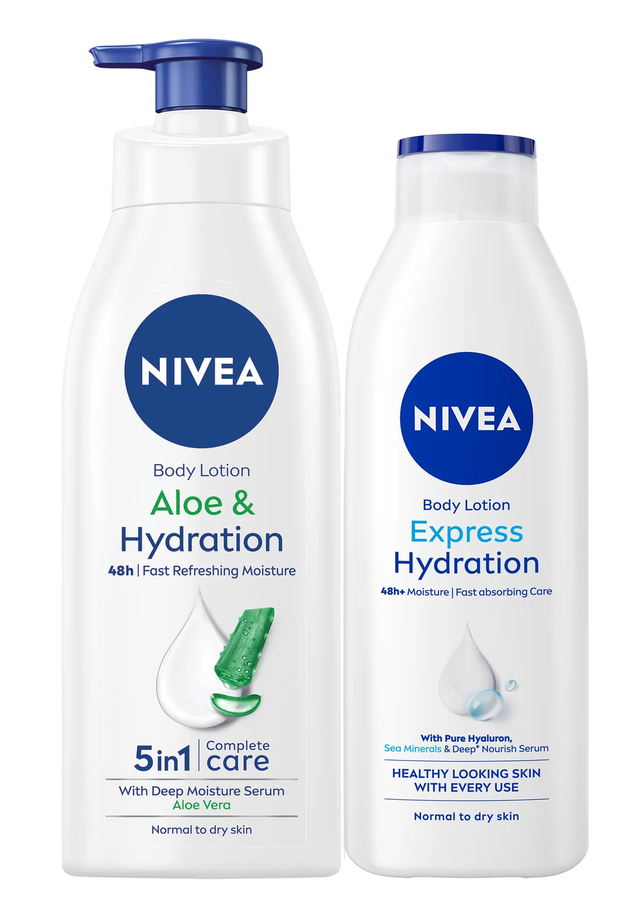 Nivea لوشن الجسم بترطيب الصبار والترطيب السريع - +