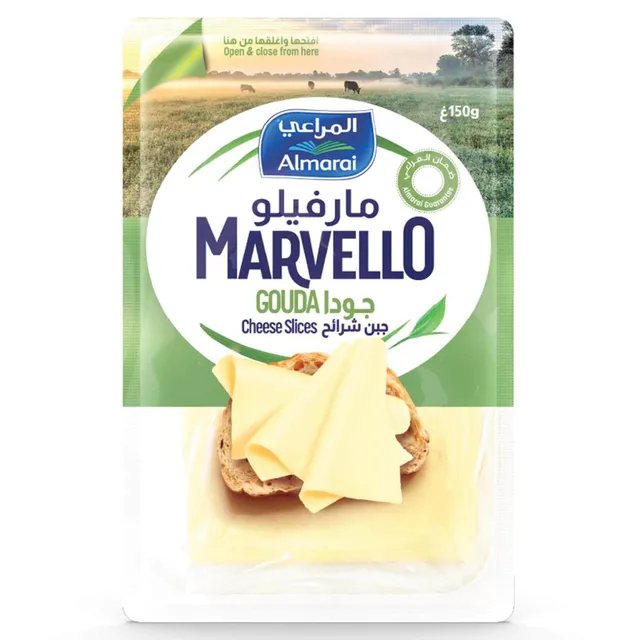 Almarai Marvello Gouda Natural Cheese Slices