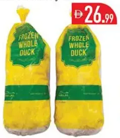 Sonas Frozen Whole Duck