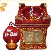 Decoration Clay Tulsi Diya