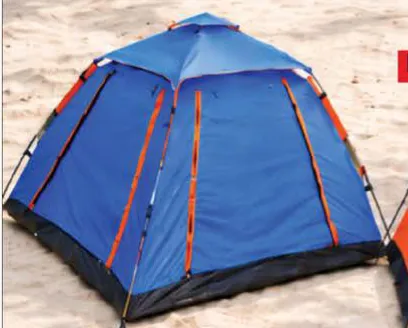 Del Casa Automatic Tent 8Person Assorted