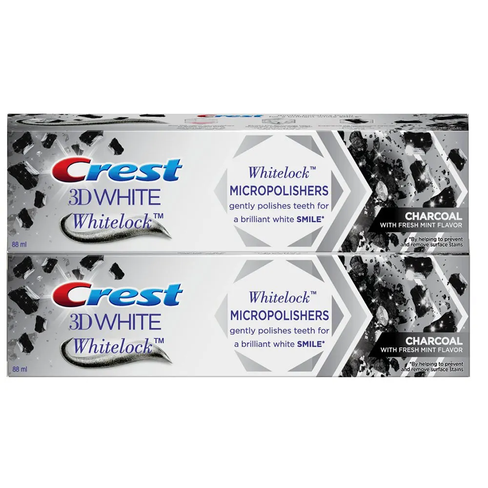 Crest معجون أسنان 3D وايتلوك بالفحم
