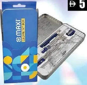 Maxi Metal Geometry Box Blue