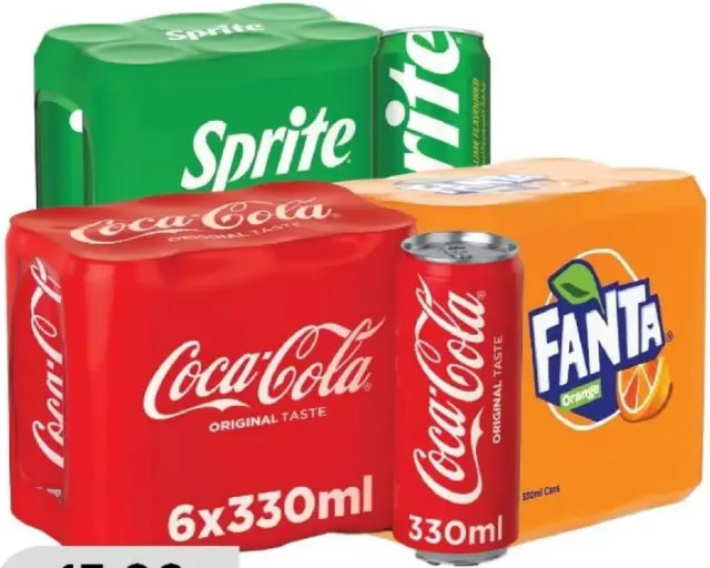 Coca Cola / Sprite / Fanta Coca Cola /Sprite lemon mint/sprite/ fanta orange/fanta citrus can