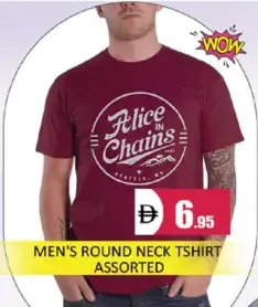 Mens Round Neck T Shirt ASSORTED