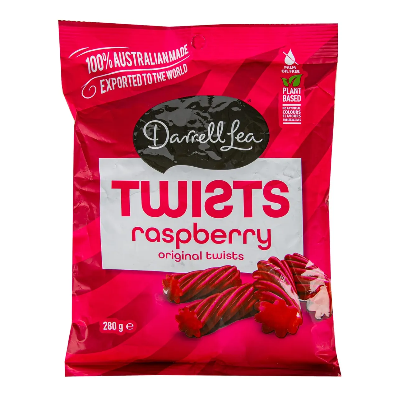 Darrell Lea Twist بنكهة توت العليق