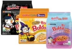 Samyang Buldak Fried Instant Noodle Quattro Cheese / Original Spicy / Swicy Sweet