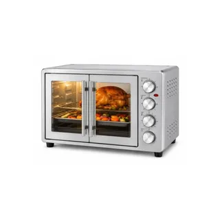 Tradeo Large Capacity Electric Oven with Double Glass Doors, Interior Light & Fast Heating
