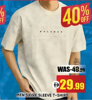 Men's Five Sleeve T-Shirt
