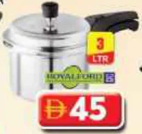 Royalford NS Aluminium Pressure Cooker