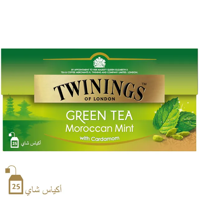 Twinings Green Tea Moroccan Mint - 25 Bags