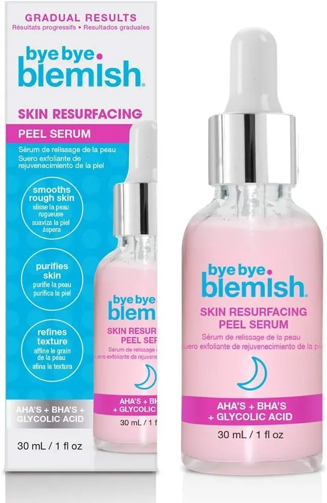 Bye Bye Blemish سيروم تقشير AHA + BHA لتجديد البشرة