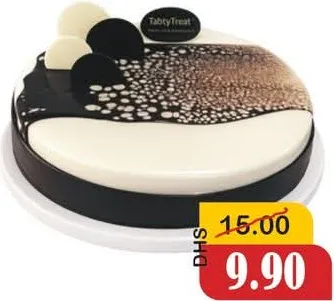 Tasty Treat Round Cake Choco & Vanilla