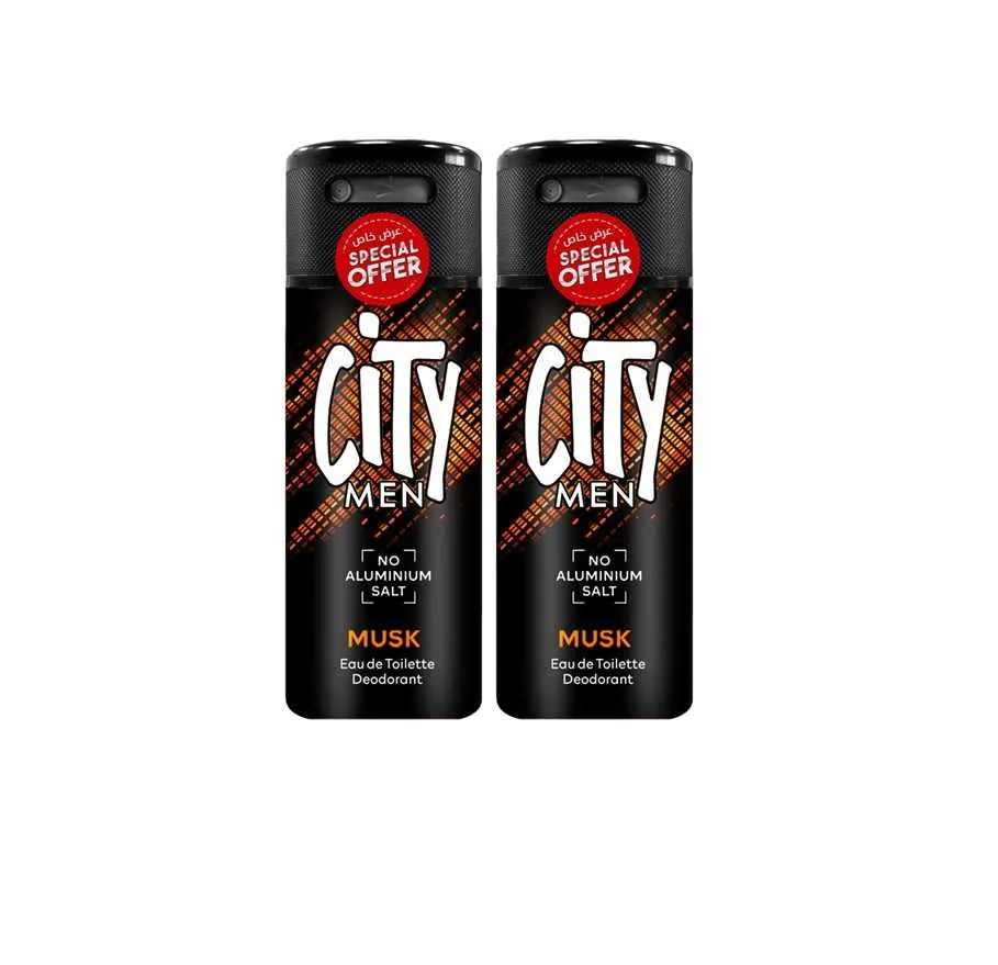 مزيل عرق City Men بالمسك