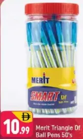 Merit Triangle Df Ball Pens