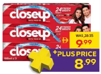 Closeup Tooth Paste Red Hot / Menthol Fresh