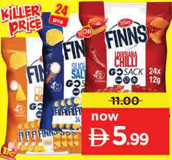 Tiffany Finns Chips Assorted