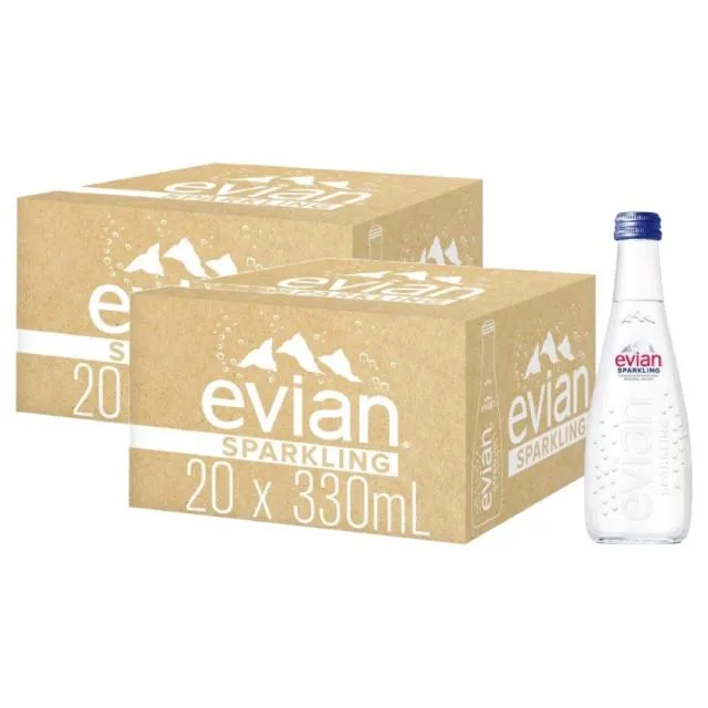 Evian Sparkling Mineral Water Natural