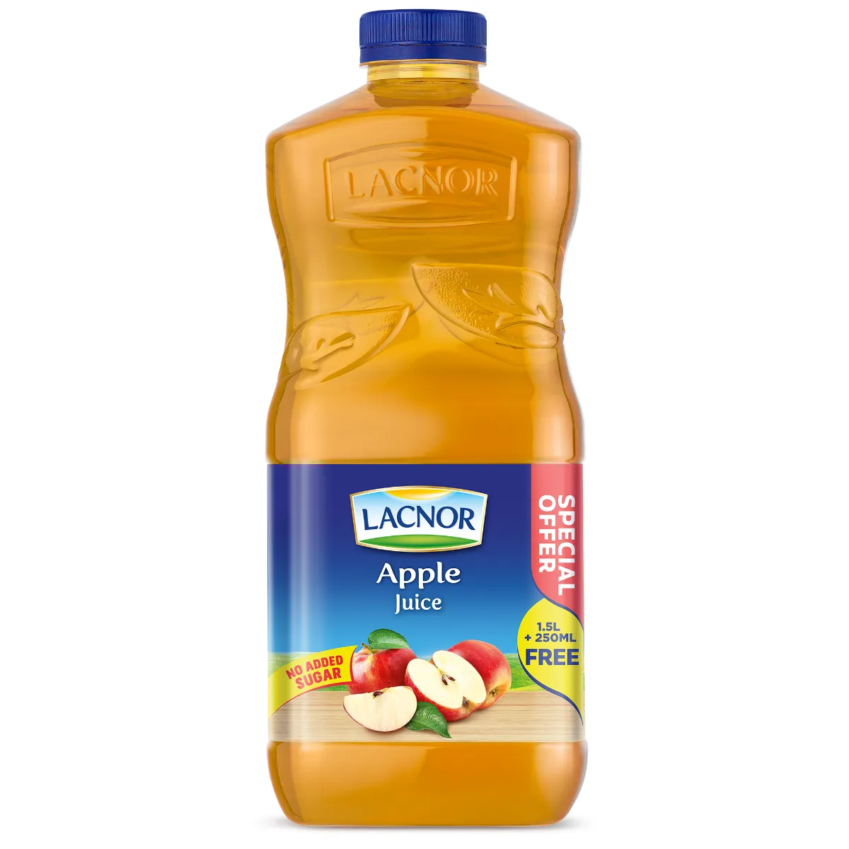 Lacnor عصير تفاح 100% بدون سكر مضاف