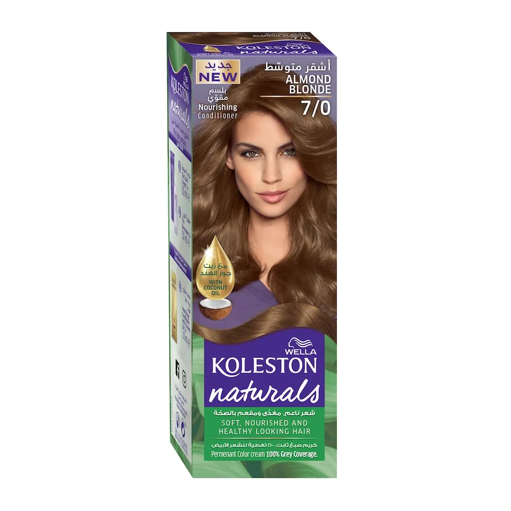 Wella صبغة شعر ويلا كولستون ناتشورالز 7/0 أشقر لوزي