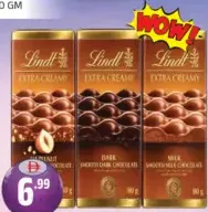 Lindt شوكولاتة كريمية إضافية متنوعة