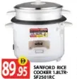 Sanford Rice Cooker SF2501R