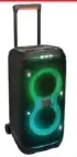 JBL PartyBox Stage 320 Portable Party Speaker with Wheels, Bluetooth Wireless Audio, 240W RMS Output, Black