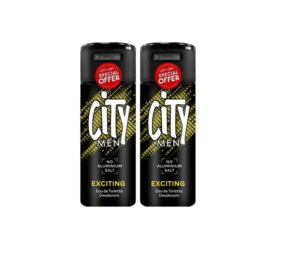 City مزيل عرق للرجال مثير