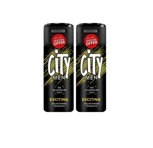 City Men Deospray Exciting