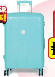 PP 4Wheel Hard Trolly Assorted