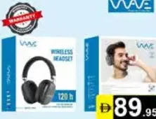 Wave Wireless Headset Wv HP60