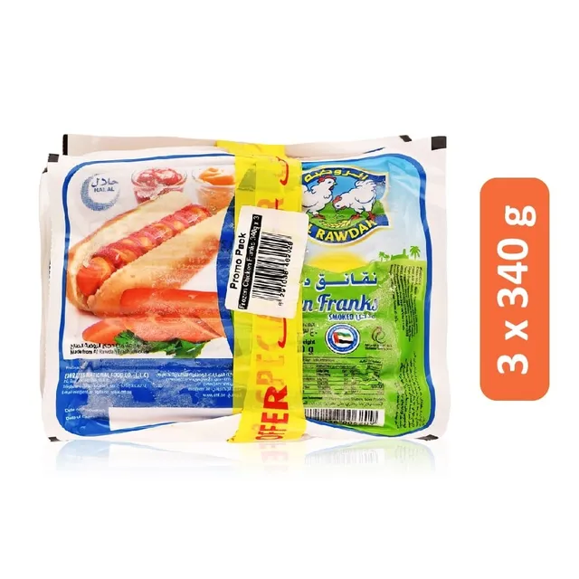 Al Rawdah Frozen Chicken Franks