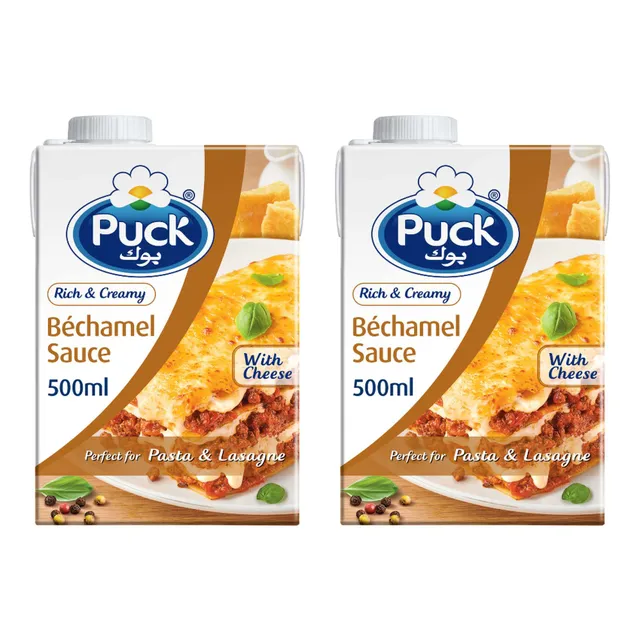Puck Bechamel Sauce with Cheese