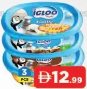 Igloo Ice Cream Vanilla+Chocolate+Mango