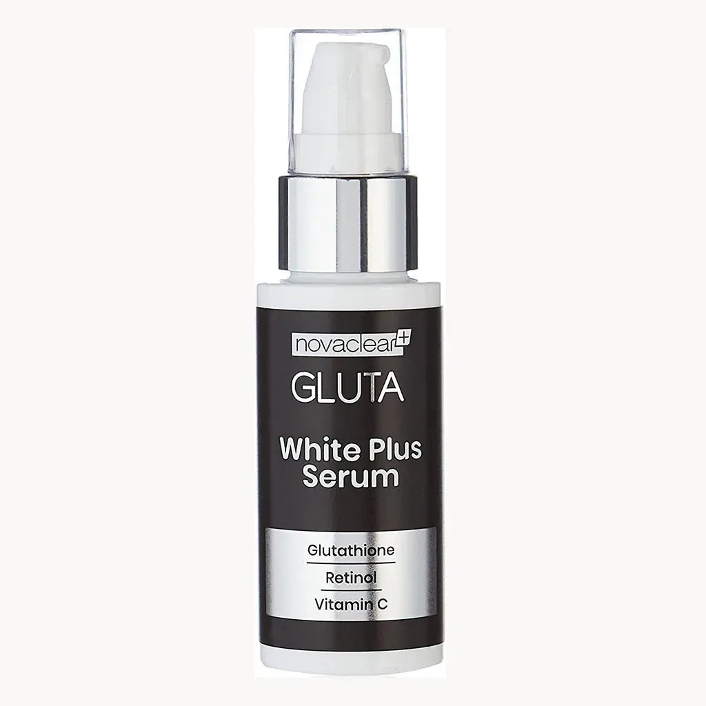 novaclear Gluta White Plus سيروم الليل للوجه للتصبغات والبقع الداكنة
